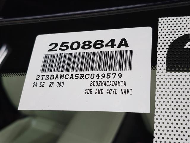 Photo of 2024 Nightfall Mica Lexus RX 350