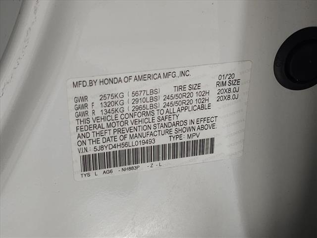 Photo of 2020 Platinum White Pearl Acura MDX