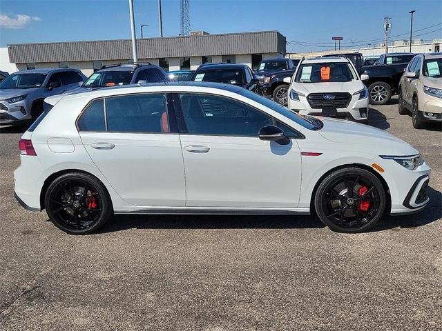 Photo of 2024 Opal White W / Black Roof Volkswagen Golf GTI