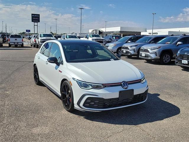 Photo of 2024 Opal White W / Black Roof Volkswagen Golf GTI
