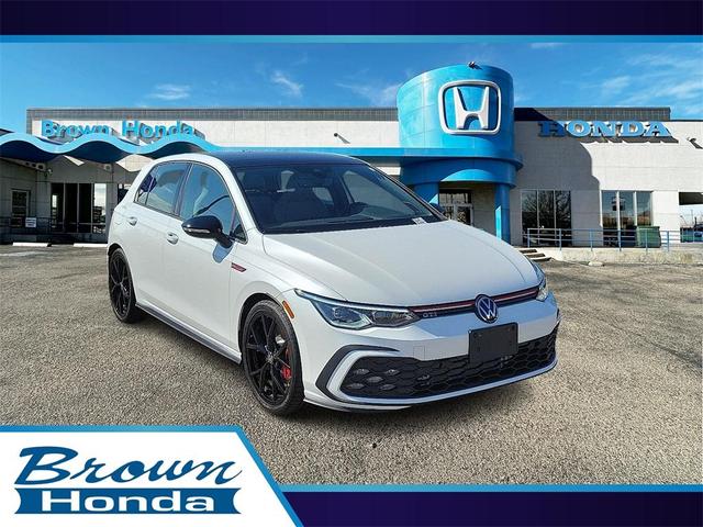 Photo of 2024 Opal White W / Black Roof Volkswagen Golf GTI