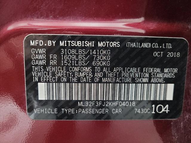 Photo of 2019 Red Mitsubishi Mirage G4