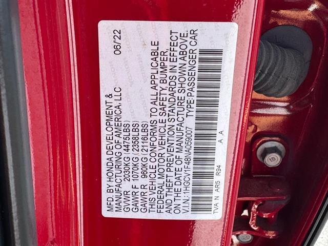Photo of 2022 San Marino Red Honda Accord