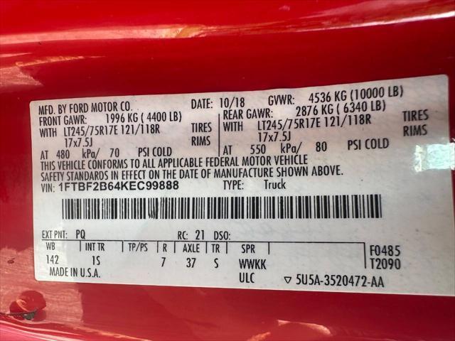 Photo of 2019 Red Ford F-250