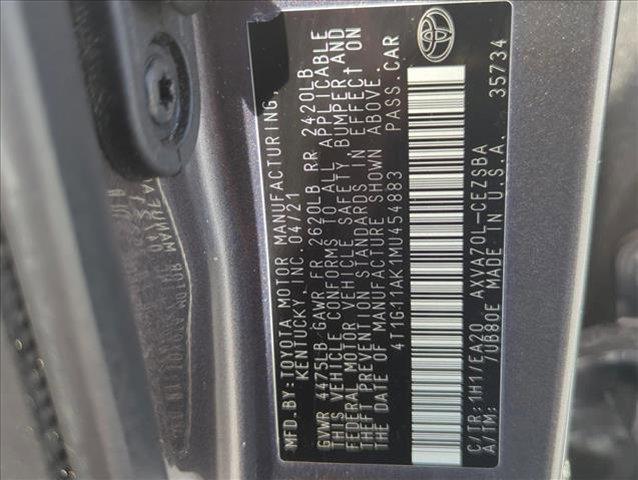 Photo of 2021 Predawn Gray Mica Toyota Camry