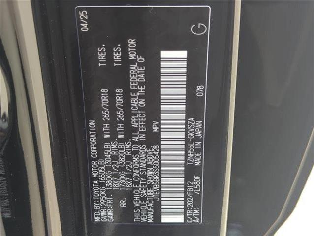 Photo of 2025 Black Toyota 4Runner