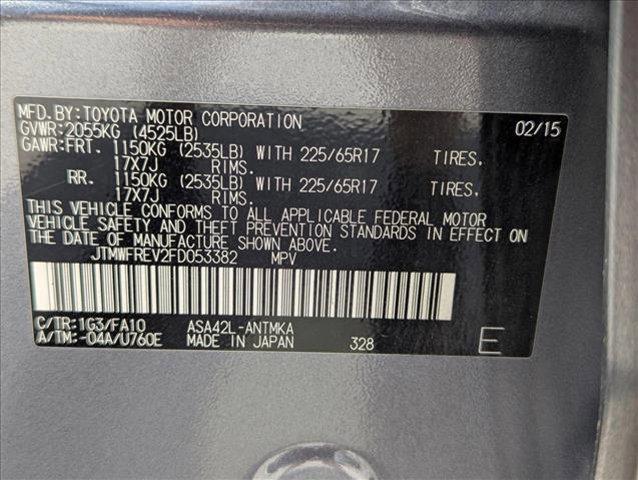 Photo of 2015 Magnetic Gray Metallic Toyota RAV4