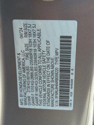 Photo of 2024 Silver Honda Odyssey