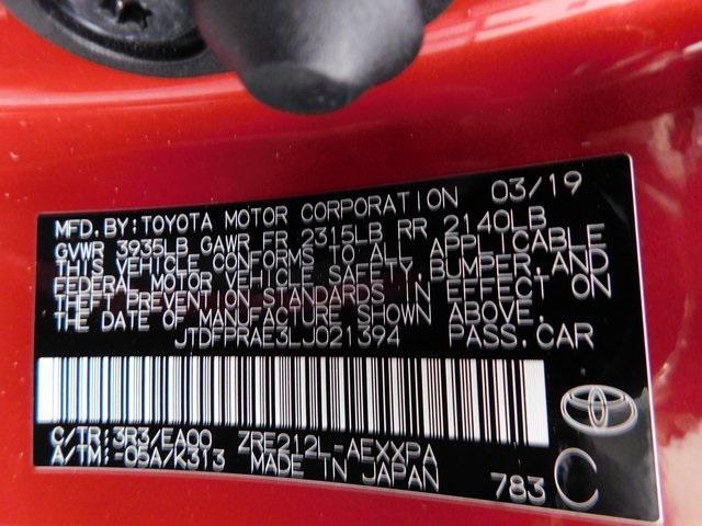 Photo of 2020 Red Toyota Corolla