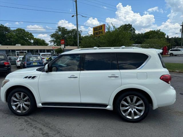 Photo of 2013 Moonlight White INFINITI QX56