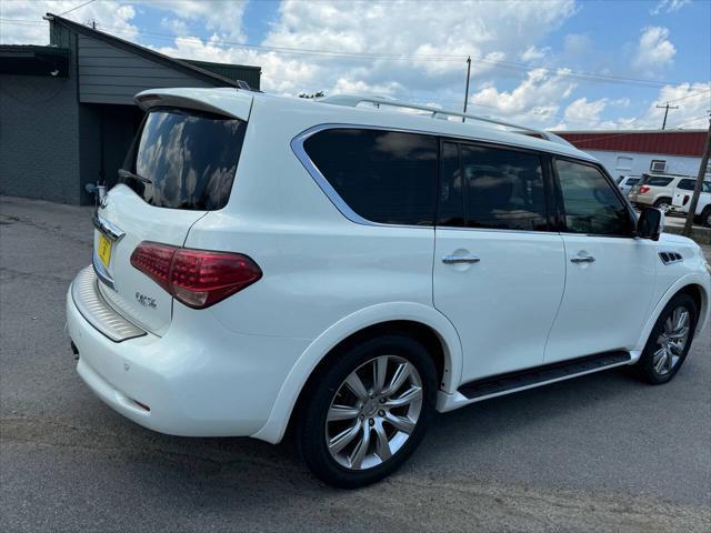 Photo of 2013 Moonlight White INFINITI QX56