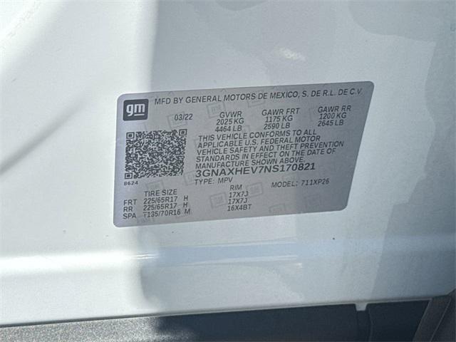 Photo of 2022 Summit White Chevrolet Equinox