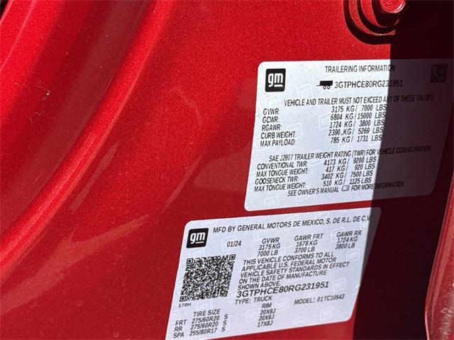 Photo of 2024 Volcanic Red Tintcoat GMC Sierra 1500