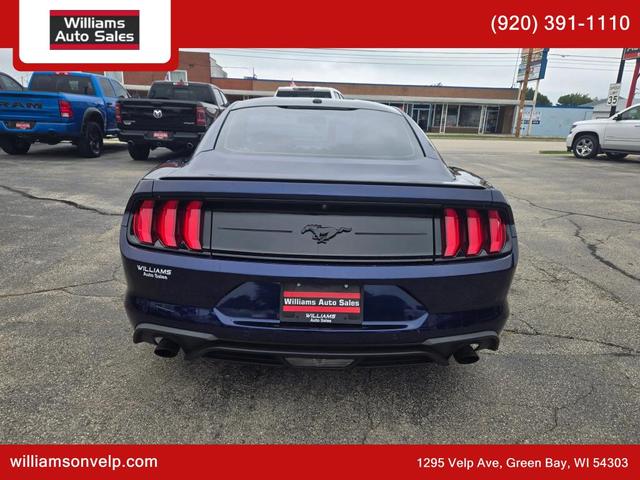 Photo of 2020 Kona Blue Metallic Ford Mustang