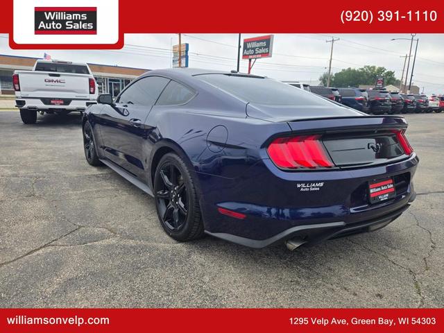 Photo of 2020 Kona Blue Metallic Ford Mustang