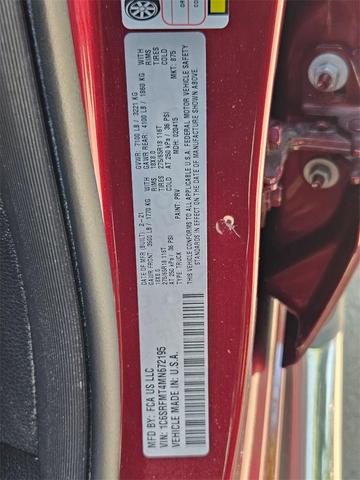Photo of 2021 Delmonico Red Pearlcoat RAM 1500