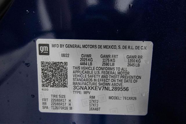 Photo of 2022 Blue Glow Metallic Chevrolet Equinox