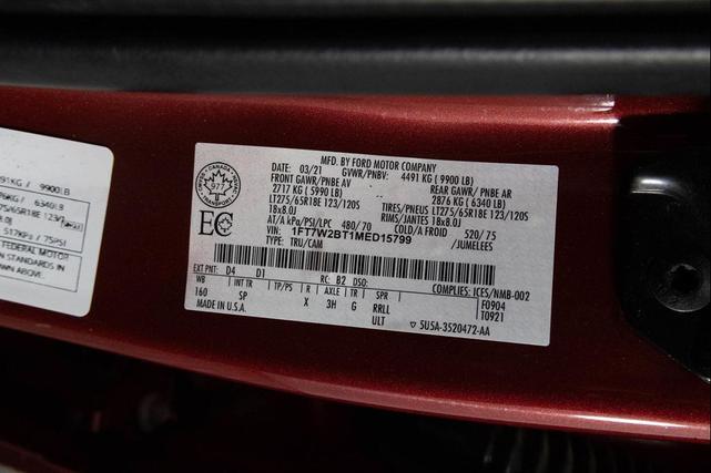 Photo of 2021 Rapid Red Metallic Tinted Clearcoat Ford F-250