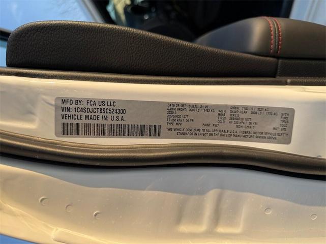 Photo of 2025 White Knuckle Clearcoat Dodge Durango
