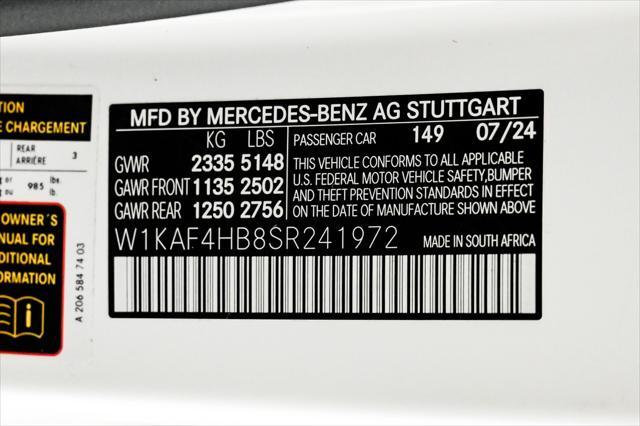 Photo of 2025 Polar White Mercedes-Benz C-Class