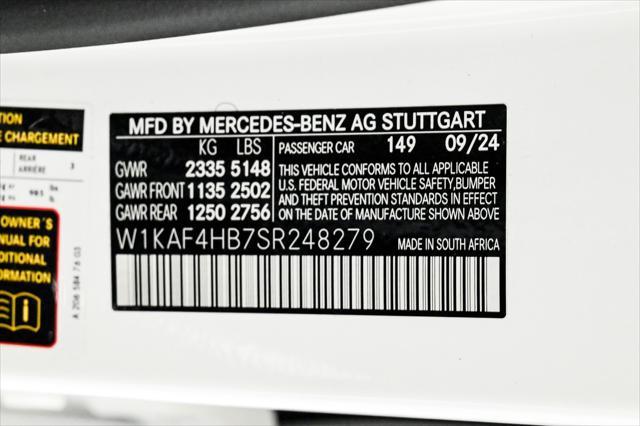 Photo of 2025 Polar White Mercedes-Benz C-Class