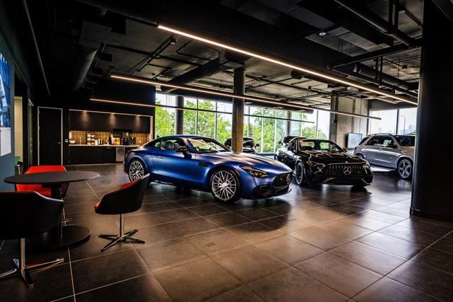Photo of 2023 Vapor Blue Metallic Ford Mustang Mach-E