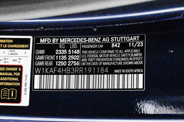 Photo of 2024 Twilight Blue Metallic Mercedes-Benz C-Class