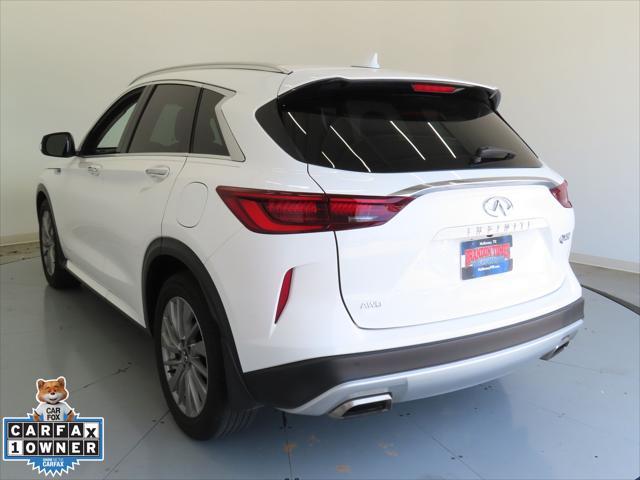 Photo of 2023 Lunar White INFINITI QX50