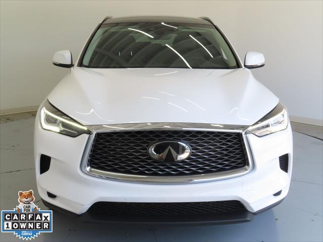 Photo of 2023 Lunar White INFINITI QX50