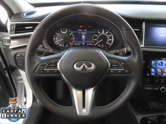 Photo of 2023 Lunar White INFINITI QX50