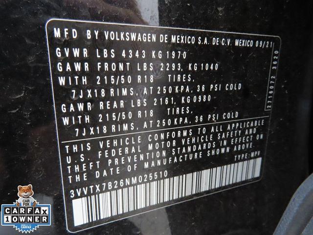 Photo of 2022 Deep Black Pearl Volkswagen Taos