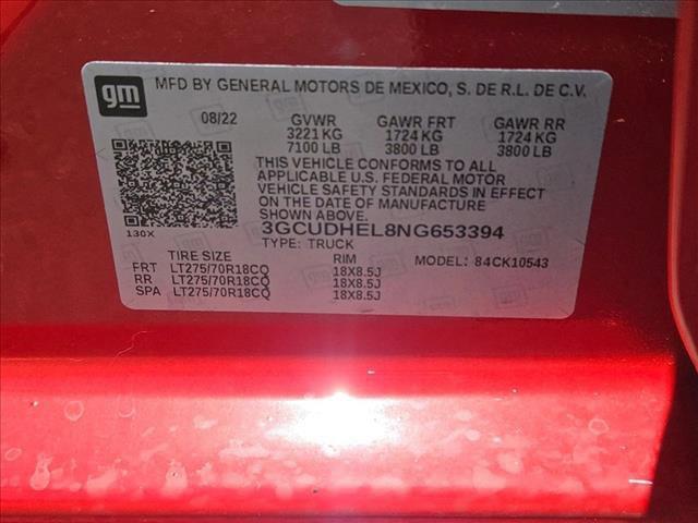 Photo of 2022 Red Hot Chevrolet Silverado 1500