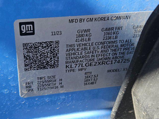 Photo of 2024 Fountain Blue Chevrolet Trax