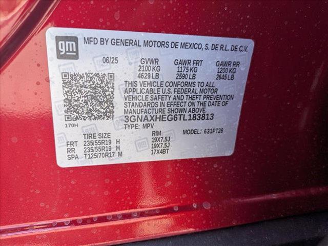 Photo of 2026 Radiant Red Tintcoat Chevrolet Equinox