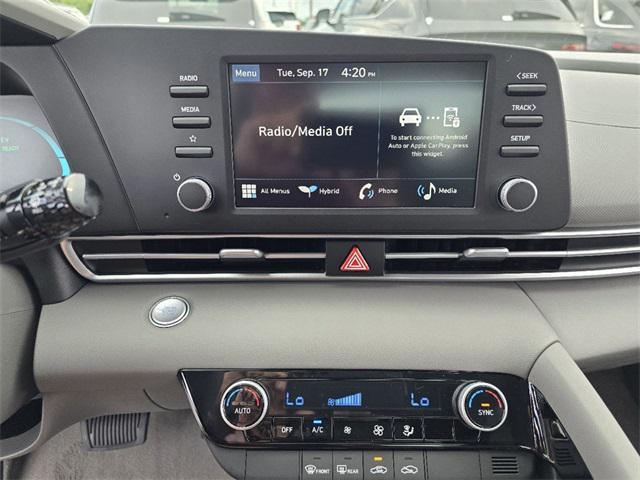 Photo of 2025 Serenity White Hyundai ELANTRA HEV