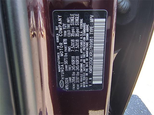 Photo of 2024 Burgundy Hyundai PALISADE