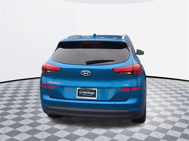 Photo of 2020 Aqua Blue Hyundai TUCSON
