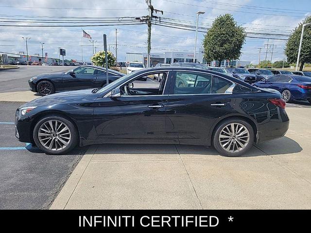 Photo of 2022 Black Obsidian INFINITI Q50