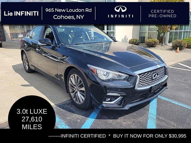 Photo of 2022 Black Obsidian INFINITI Q50