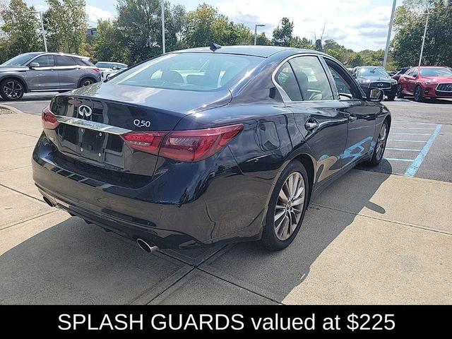 Photo of 2022 Black Obsidian INFINITI Q50