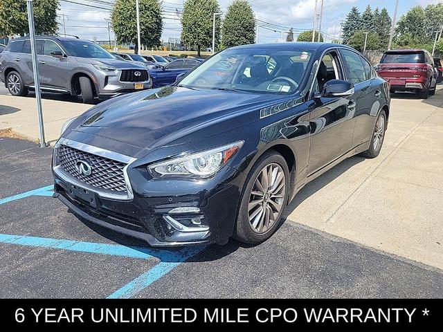 Photo of 2022 Black Obsidian INFINITI Q50