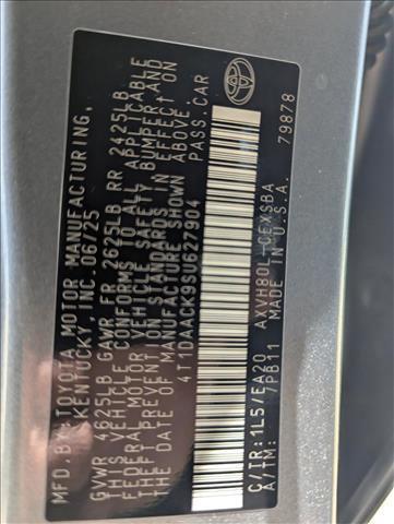Photo of 2025 Heavy Metal Toyota Camry