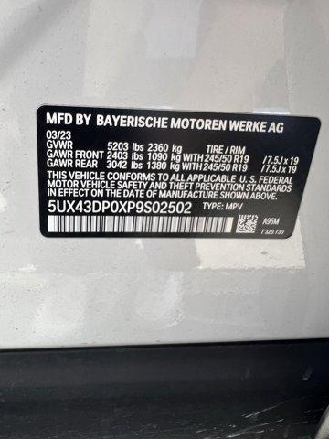 Photo of 2023 Mineral White Metallic BMW X3
