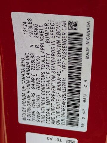 Photo of 2025 Rallye Red Honda Civic Hybrid