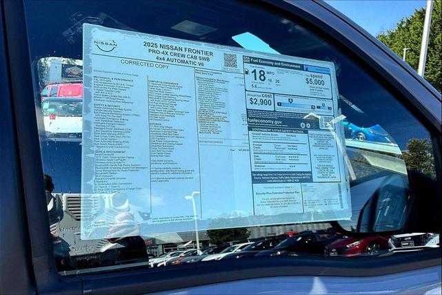 Photo of 2025 Boulder Gray Pearl Nissan Frontier