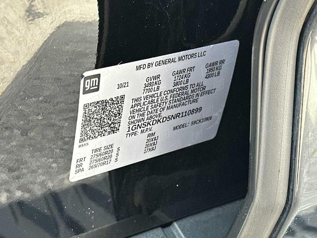 Photo of 2022 Black Chevrolet Suburban