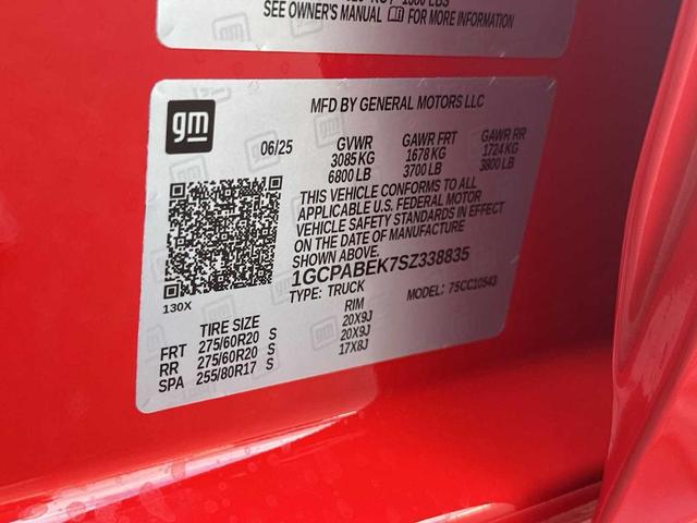 Photo of 2025 Red Chevrolet Silverado 1500