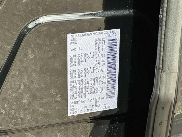 Photo of 2024 Super Black Nissan Pathfinder