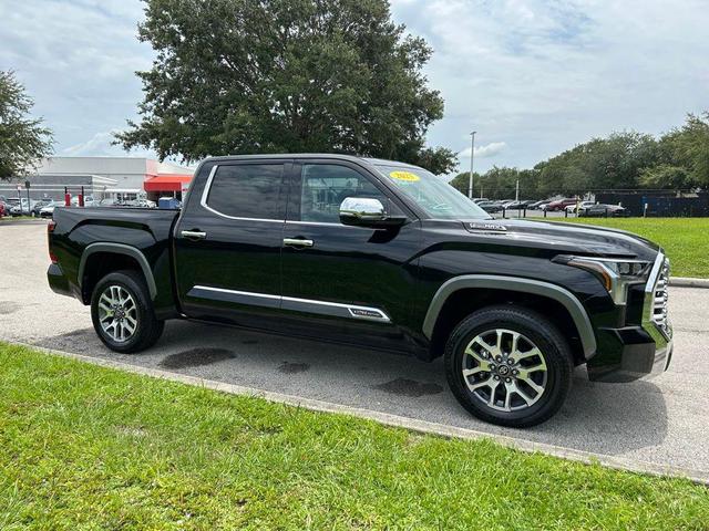 Photo of 2025 Midnight Black Metallic Toyota Tundra Hybrid