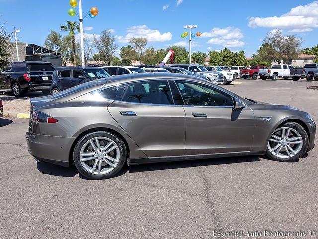 Photo of 2015 Titanium Metallic Tesla Model S